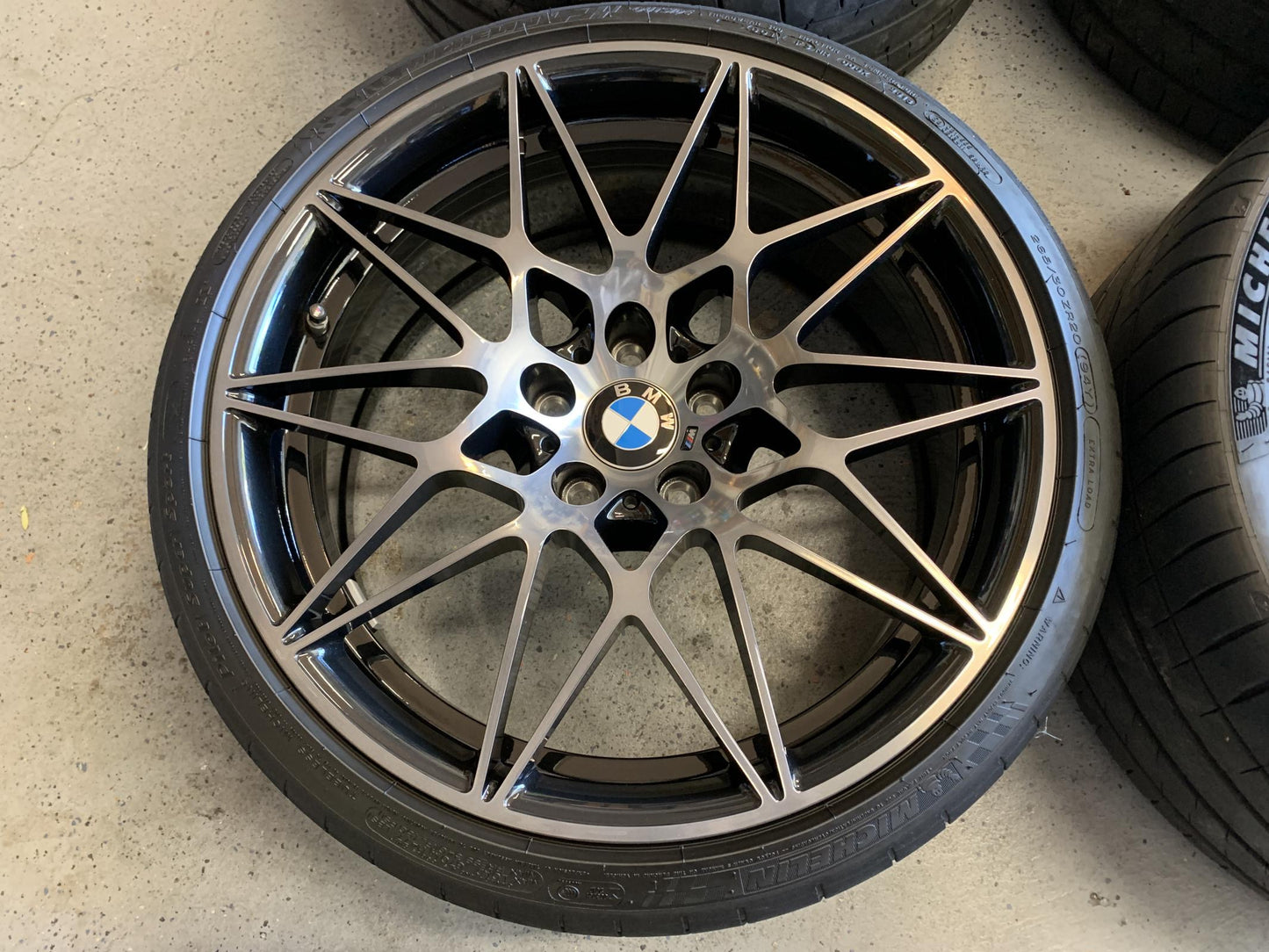 Genuine BMW M3 Competition Package Style 666M Wheel Set – Shadowline Black