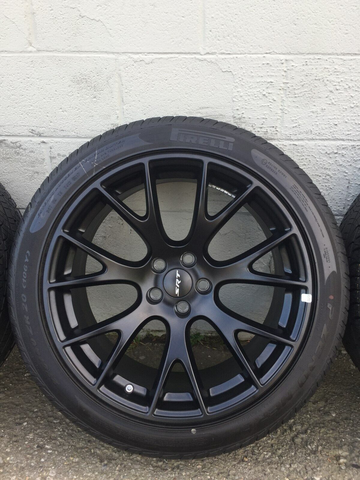 Genuine Dodge Challenger SRT Hellcat 20” Wheel & Tire Set – Matte Black