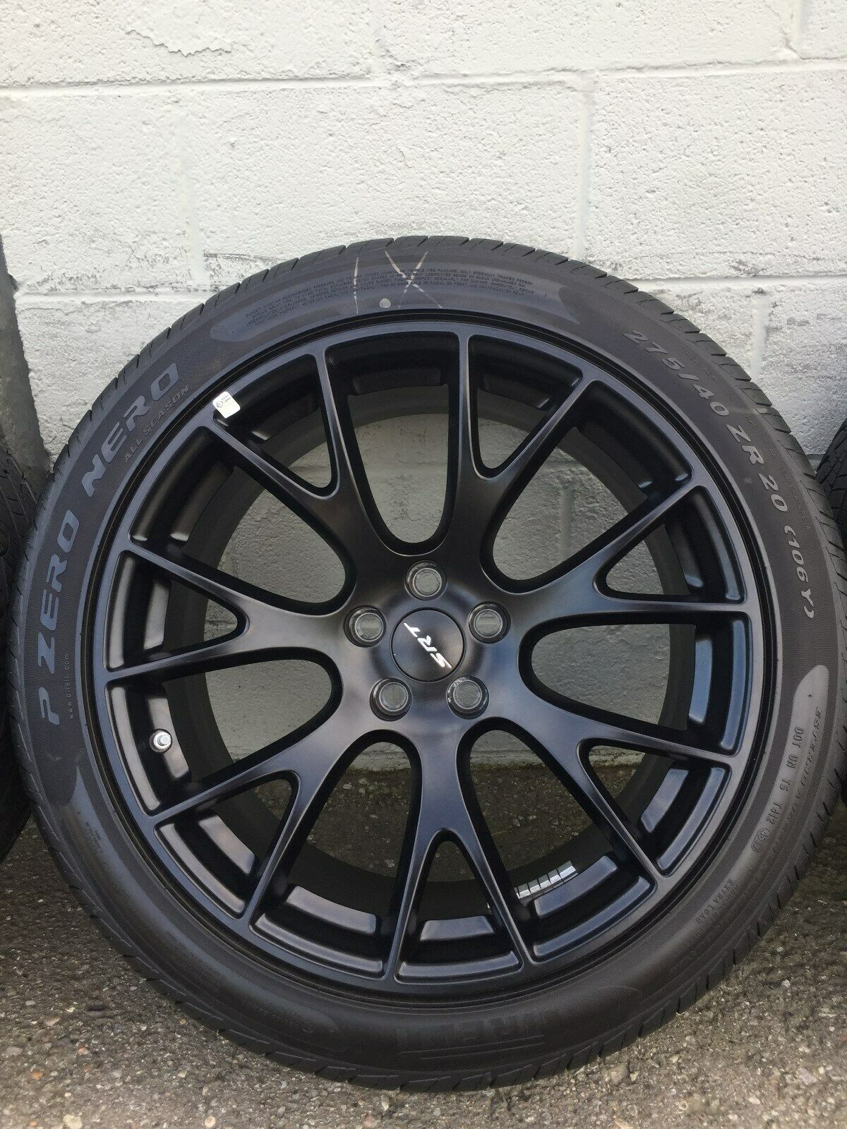 Genuine Dodge Challenger SRT Hellcat 20” Wheel & Tire Set – Matte Black