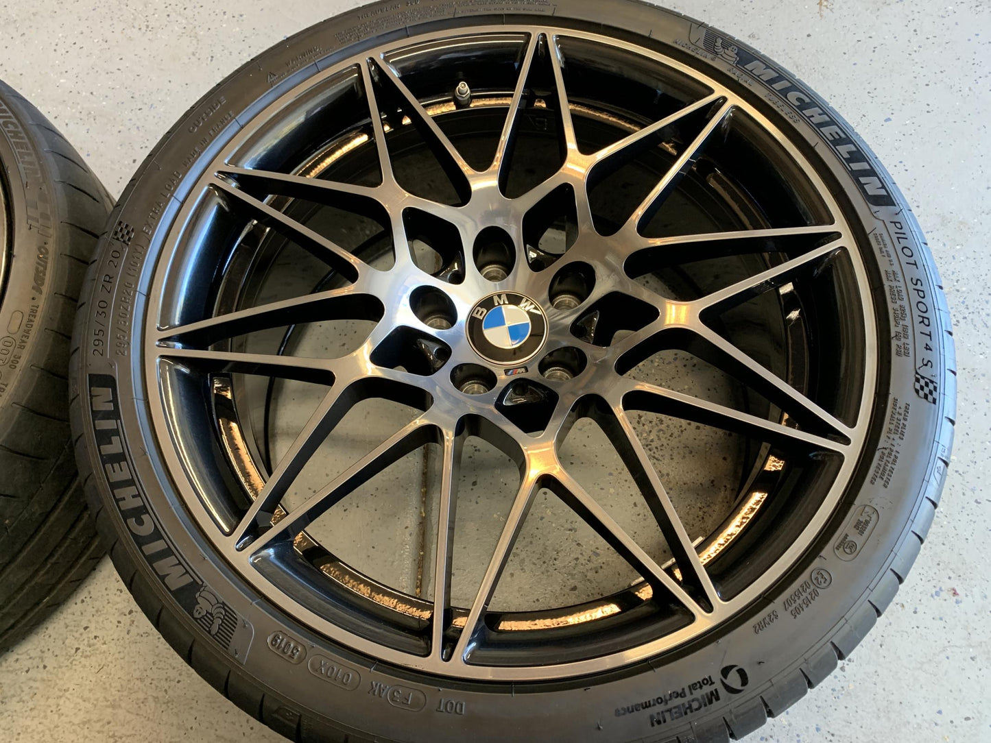 Genuine BMW M3 Competition Package Style 666M Wheel Set – Shadowline Black