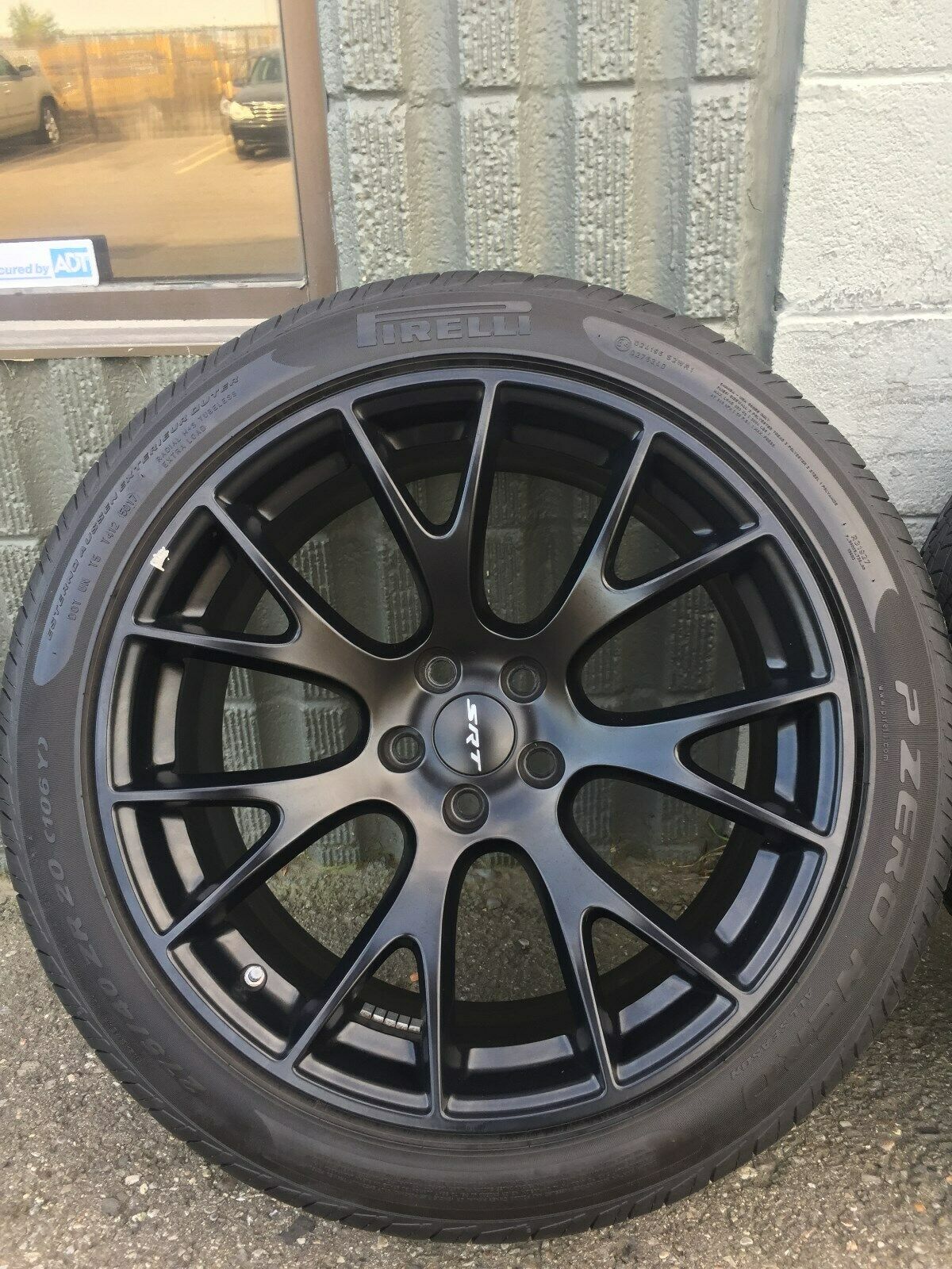 Genuine Dodge Challenger SRT Hellcat 20” Wheel & Tire Set – Matte Black