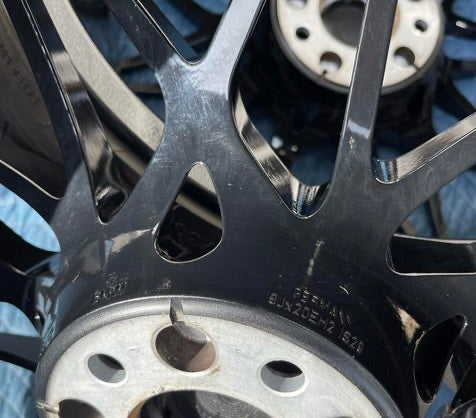 Genuine BMW M3 Competition Package Style 666M Wheel Set – Shadowline Black